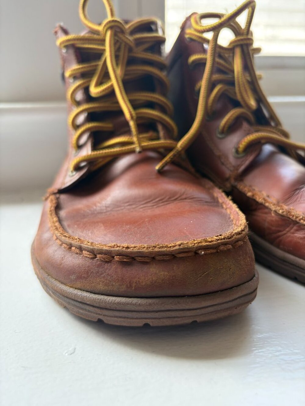 Lems Boulder Boots Russet Brown Leather Unisex Men 6/Women 7.5 - Picture 3 of 14
